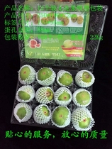 12 PIECES OF FIG PACKAGING BOX MANGOSTEEN WEIHAI FIG SPRING FRUIT TRANSPARENT blister TRAY 58MM