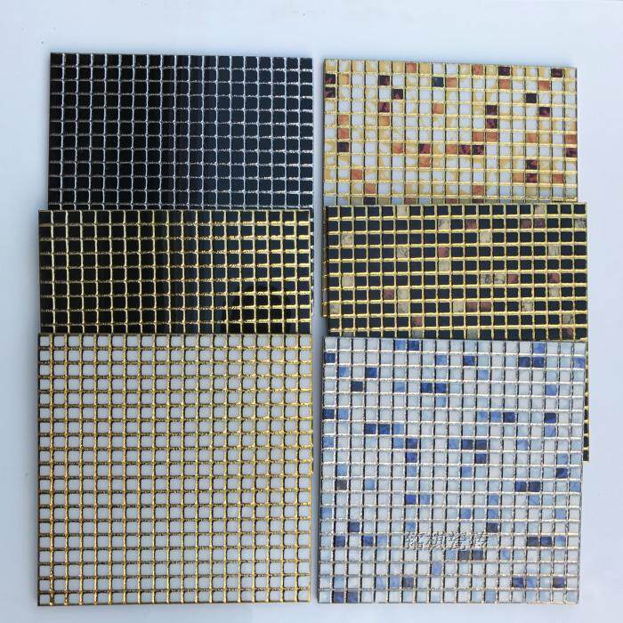 Lattice polished tiles imitation mosaic tiles 300X300 kitchen powder room balcony background wall tiles floor tiles