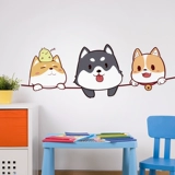 Мультяшные трехмерные детские наклейки на стену для мальчиков, настенная наклейка, 3D