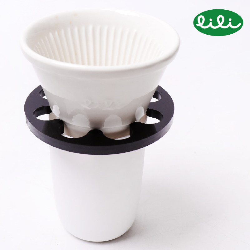 Granular series gorgeous series filter cup flower holder Granular white porcelain filter cup 2 0 exclusive filter cup bottom holder