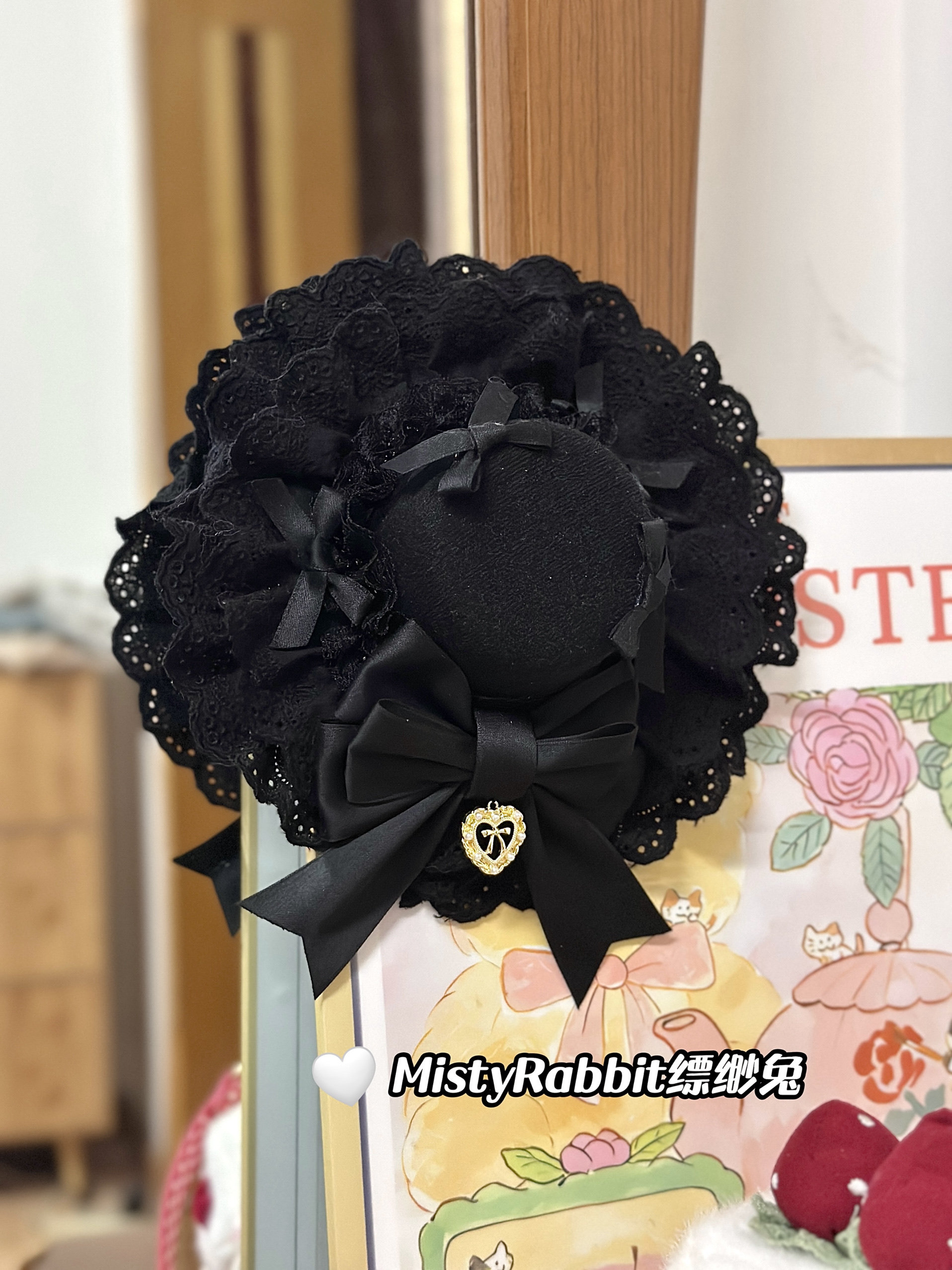 缥缈兔原创手作CLA系黑白色小礼帽，哥特暗黑大小姐Lolita发饰，你就是街头最靓的仔！-lolita洛丽塔配饰小物-淘宝好物网