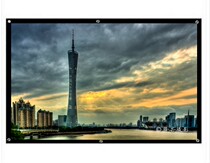Simple Wall Curtain 72 inch 84 inch 100 inch 120 16:10 household screen light and shadow screen