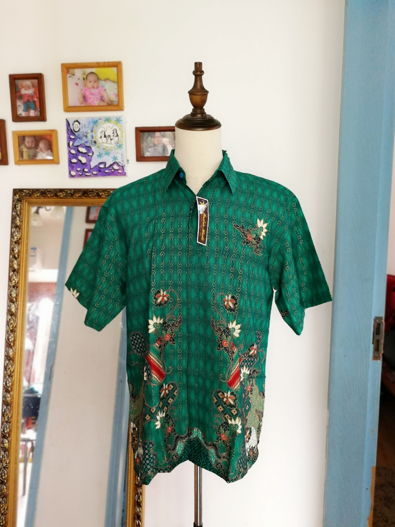 Mới Đông Nam Á ở nước ngoài Phong cách sang trọng Trung Quốc lót đôi áo sơ mi nam ngắn tay Badick Trang phục dân tộc Indonesia sườn xám đẹp