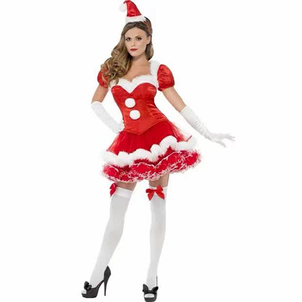 2022 Christmas cloths party performatas girls costumes Christmas