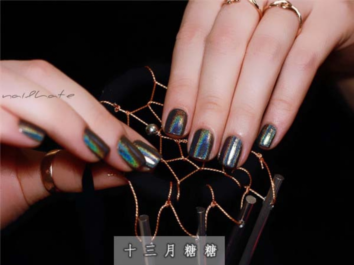 Nga Dance Legend New Prism 2 New Prism Nail Ba Lan Laser Đen Fairy Unpeelable - Sơn móng tay / Móng tay và móng chân sơn móng tay màu hồng đất