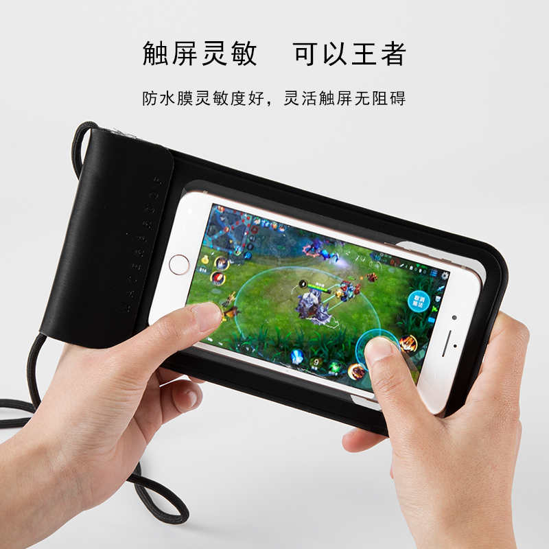 Diving touch screen Swimming outdoor mobile phone waterproof bag Hot spring photo waterproof mobile phone bag Mobile phone waterproof bag