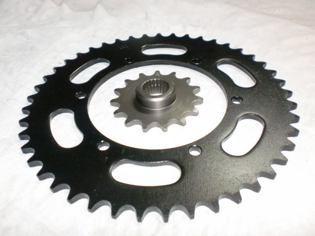 CBR250 XJR400 CB400 NSR2501 4-inch socket wrench P3 large tooth gear three-piece head large tooth disc CBR400 chain disc