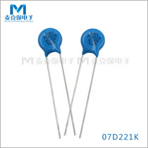Zinc oxide varistor HEL 7D221K varistor voltage 220V Chip diameter 7mm Environmental protection surge protection device