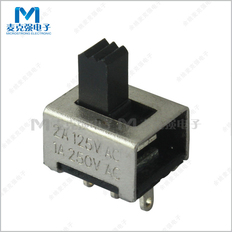 High current mini toggle switch SS12E05G3 5 handle height 3 5mm 2 files 3 feet 1A 250V hair straightener