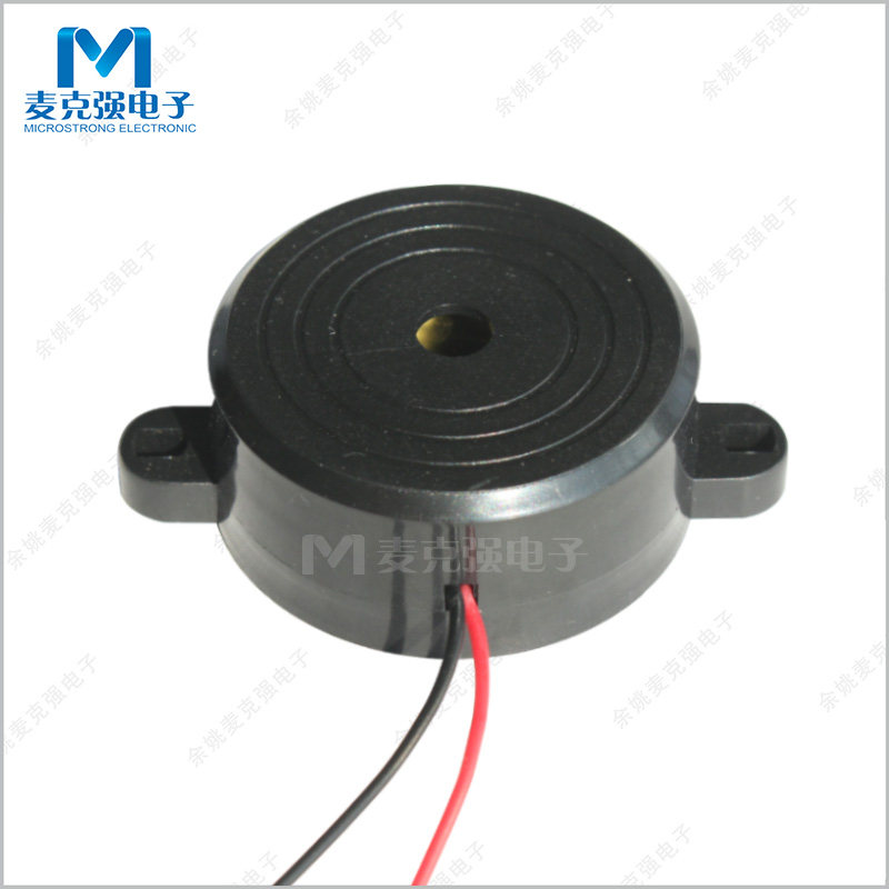 Piezoelectric active buzzer HYD-4218 specification 12V 9mA 90dB Size 42*18mm alarm sound