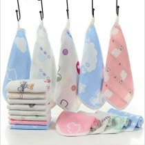 Baby saliva towel baby super soft gauze wash face wipe hands small square towel newborn baby products Cotton