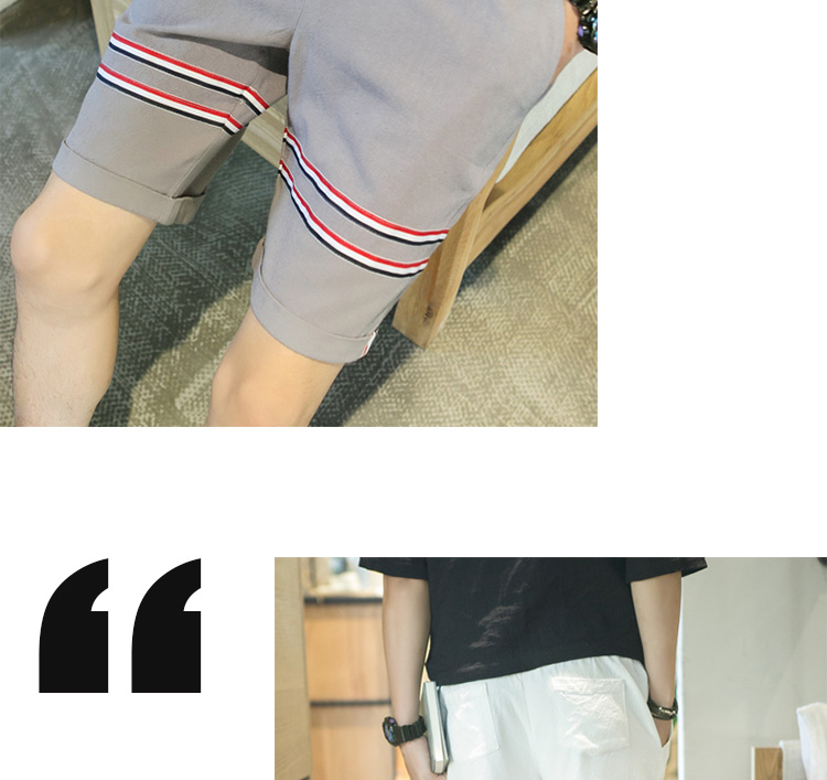 Quần short nam quần short rộng kích thước Trung Quốc Quần áo nam giả vải lanh quần thường quần thể thao nam quần rộng chân quần bãi biển - Quần Jogger jogger nam