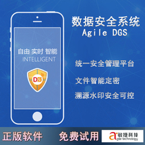 Agile data leakage prevention system enterprise computer file document encryption software outbound management equipment management and control