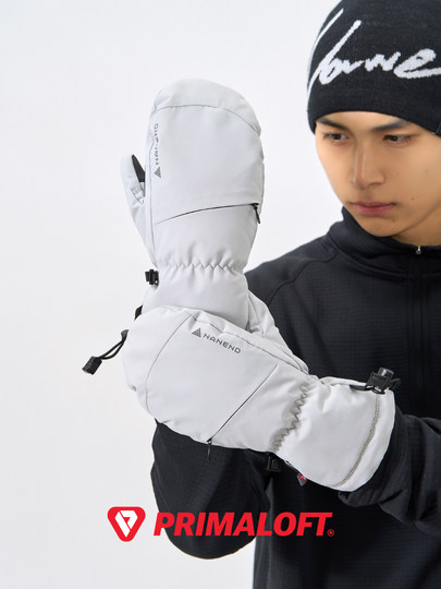 Nanend Nanen Ski Gloves Women's Gold Label P Cotton Single and Double Board Professional Wear-Resistant Waterproof Warm Men's Gloves