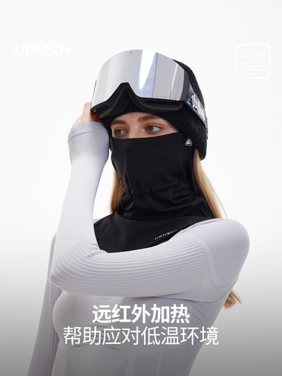 Nanen Ski Face Shield V-Face Quick-Drying Breathable Warm Windproof Mask Unisex Neck Warmer Snowboard Clothing Protective Gear