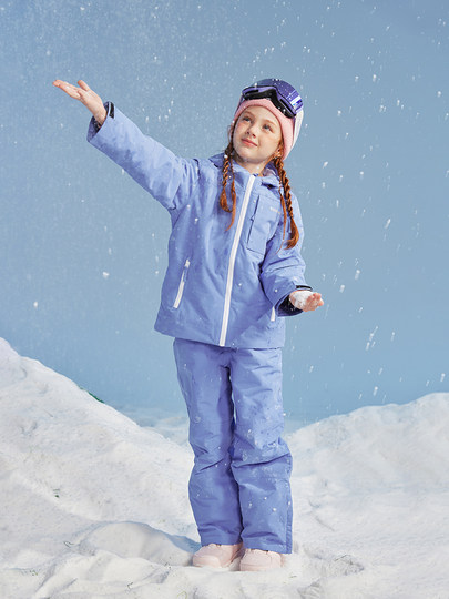 Nanend Nanen Children's Ski Suit Set for Boys and Girls, Waterproof, Thickened, Warm, Single and Double Board Ski Suit Equipment