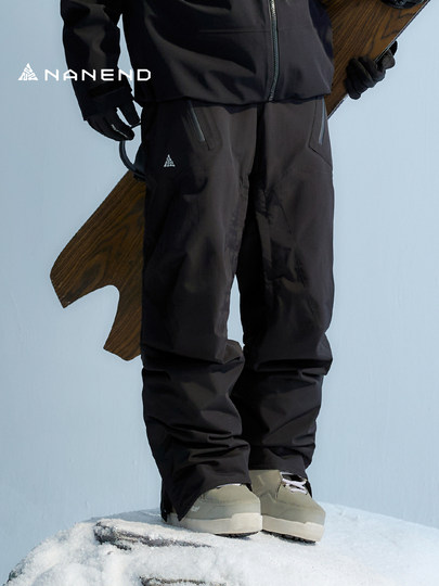 Nanen New Women's Ski Pants Primaloft Cotton Professional Single and Double Board Women's Straight-Leg Recco Rescue Pro Version