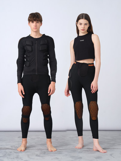 Nandn Nanen New Ski Protective Gear Single and Double Board Anti-Fall Hip and Knee Protection Set Men's and Women's Ski Equipment Np422