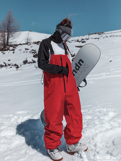 Nanend Nanend 3L single and double board women's windproof, waterproof and warm outdoor thickened ski jacket and pants for men and women