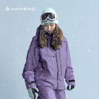 [Skyline]Nanend Arc Snowboard Jacket for Women and Men, 3L Taped Seams, Professional Waterproof, Thickened for Skiing