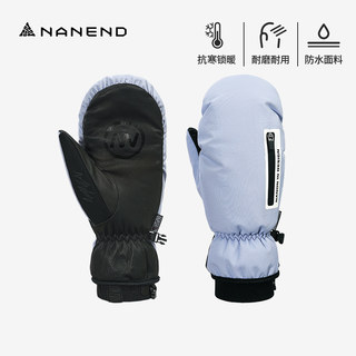 Nandn Ski Gloves for Women, Single and Double Board, Waterproof, Wear-Resistant, Split-Finger, Warm, Breathable Gloves for Men