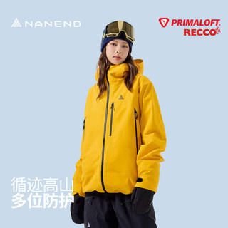 Nanen[Ice Dome]New Professional Waterproof and Warm 3L Ski Suit P Cotton Recco Ski Jacket