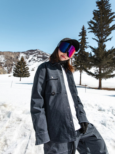 Nandn Ski Clothing for Men and Women, Single Board and Double Board Outdoor Waterproof New Ski Instructor Jacket Nc418 Snow Clothing