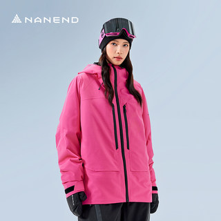 [Nuosen] Nanen Ski Suit Set for Women, Single and Double Board Waterproof Jacket, Professional Gear, 3L Seam-Sealed for Men