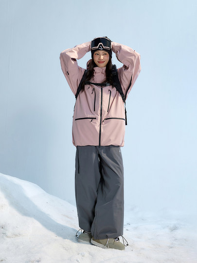 Nanend Nanen 2025 new windproof ski suit suit P cotton waterproof and warm snowboard snow suit suit