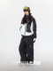 Nanen 25 new single and double board men's and women's ski clothing suit plaid color matching workwear P cotton thermal clothing and pants suit