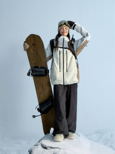Nanend Nanend's new 3L spliced snowboard suit suit high wear-resistant waterproof warm snow suit for men and women