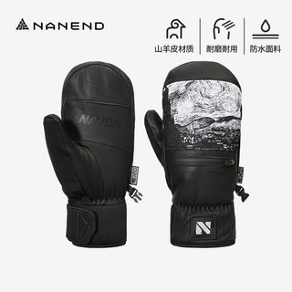 Nandn Nanen New Ski Gloves, Warm, Breathable, Waterproof Gloves for Men and Women, Universal Ns5029