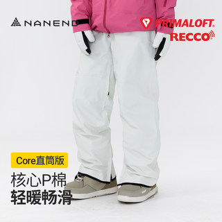 Nanen 25 Models of Ski Pants for Women and Men, P Cotton Warm Snow Pants, Professional Waterproof Core Pants