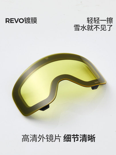 [Ng21 Spare Lens] Nanend Ski Goggles Clear Lens Anti-Fog Light Enhancing Lens Spare Lens
