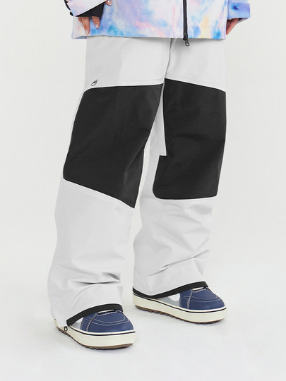 Nandn Ski Pants for Women, Professional Outdoor Sports Waterproof Winter Double-Board Work Pants, Men's Snow Pants