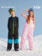 Nanend Nanen Snowboard Children's Ski Bib Pants Double-Board Winter Boys and Girls Waterproof Thickened Ski Pants