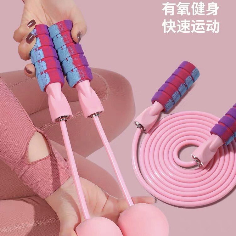 Wireless rope skipping fitness weight loss sports weight-bearing fat burning thin adult counting students high school entrance examination professional line