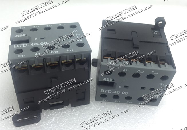 Originally installed German ABB contactor B7D-40-00 24VDC 24VDC spot B7D-40-00