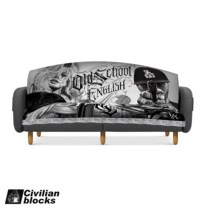 Chicano Europe and the United States West coast flower body word old school gangsta hardcore hip-hop rap hiphop sofa cloth