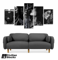 West coast chicano oldschool floral body word hiphop hip hop rap gangster hardcore unframed painting