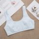 Cô gái áo ngực thời kỳ phát triển cotton học sinh trung học cơ sở nhỏ vest đồ lót thể thao không có vòng thép mỏng mùa hè