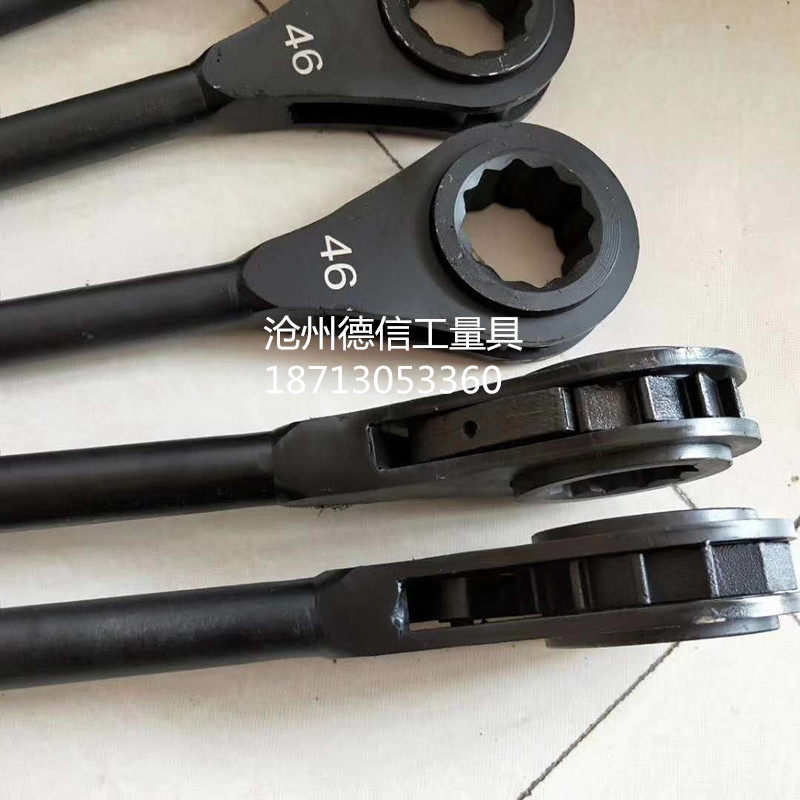 Heavy Duty Ratchet Plum Wrench 24 27 30 34 36 41 46 50 55 60 One Way Large Ratchet Wrench