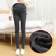 Bà bầu quần legging Slim dạ dày nâng mùa thu mặc quần dài Bà bầu có kích thước lớn mùa đông dày phần mang bầu