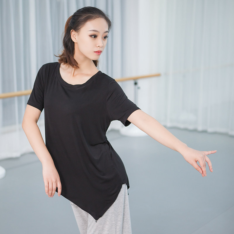 Modi angle modern dance dress coat loose large code yoga suit basic training suit