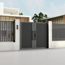 Aluminum alloy villa opposite door aluminum art railing fence outdoor community protective garden fence self-built house iron art