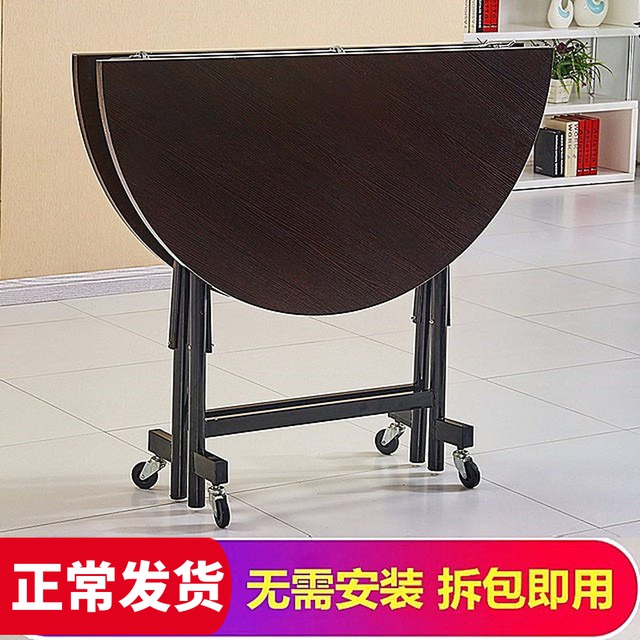 Solid wood 15 round table hotel whole garden big table hotel dining table home restaurant dining table new product banquet folding table