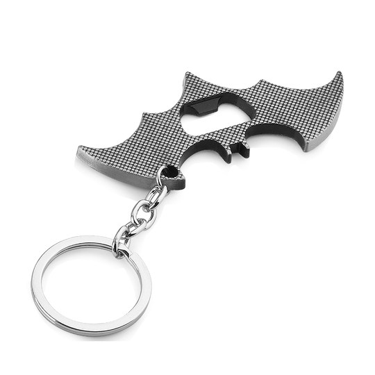 Creative Batman keychain beer bottle opener portable screwdriver waist key ring car pendant personalized gift