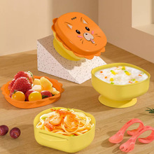 贝因美！婴儿学吃饭便携辅食碗