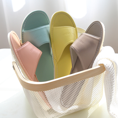 【堡袖】日式居家防滑皮拖鞋