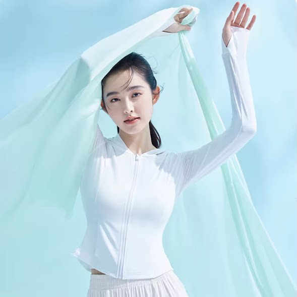 【超值特惠】小野和子2025款帽檐款修身防晒服女夏凉感防晒衣TK